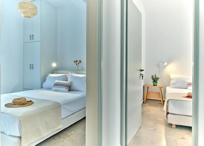 公寓 Aurora Beachside Home, Beach, Paros 洛加拉斯