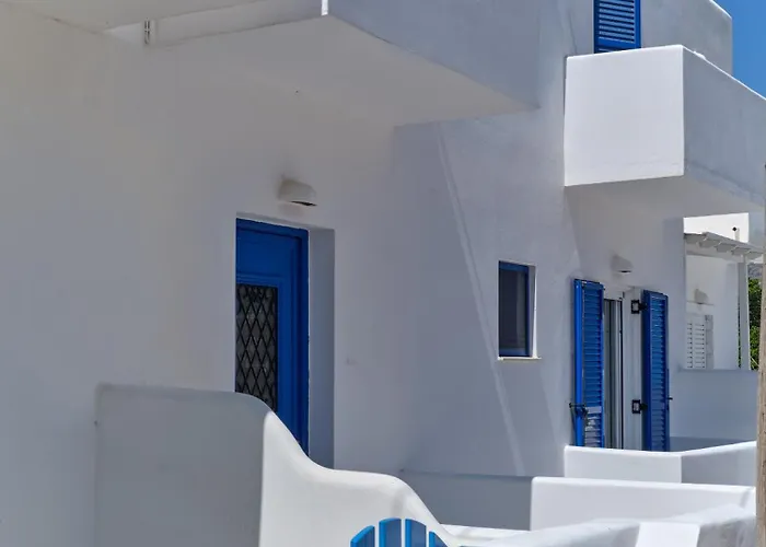 Aurora Beachside Home, Beach, Paros 公寓 洛加拉斯
